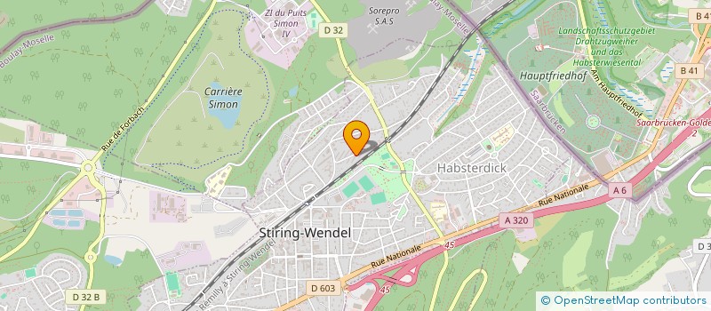 localisation de l'entreprise MONSIEUR MOHAMED ABDELLAOUI  STIRING-WENDEL