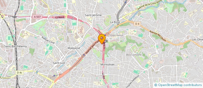 localisation de l'entreprise MONSIEUR MOHAMED ABDELMALEK  MARSEILLE 13