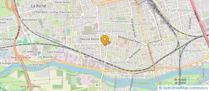 localisation de l'entreprise MONSIEUR MOHAMED ABDELWAHAB EL AMINE  TOURS