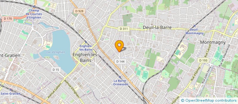 localisation de l'entreprise MONSIEUR MOHAMED ABDENNADHER  DEUIL-LA-BARRE