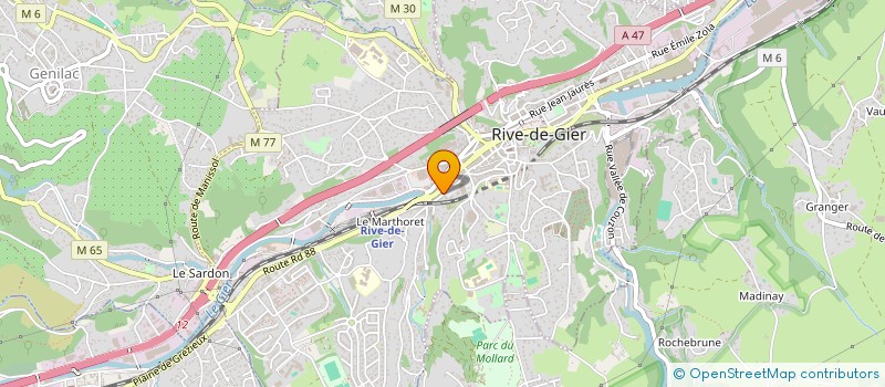 localisation de l'entreprise MONSIEUR MOHAMED ABDEREMANE  RIVE-DE-GIER