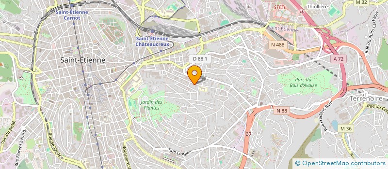 localisation de l'entreprise MONSIEUR MOHAMED ABDERRAHMANE à SAINT-ETIENNE