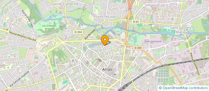 localisation de l'entreprise MONSIEUR MOHAMED ABDESSALEM à ARRAS