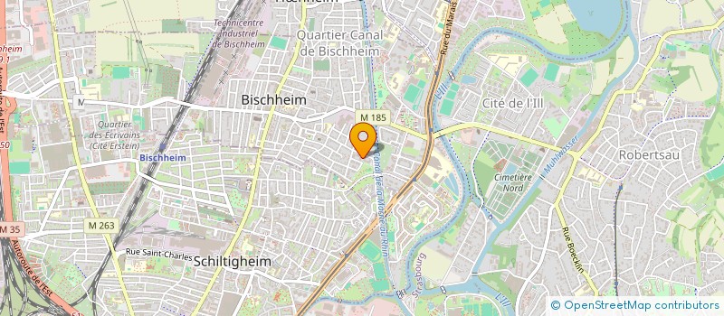 localisation de l'entreprise MONSIEUR MOHAMED ABDESSALEM  BISCHHEIM