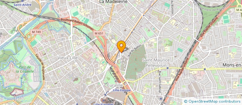 localisation de l'entreprise MONSIEUR MOHAMED ABDESSLAM à LA MADELEINE