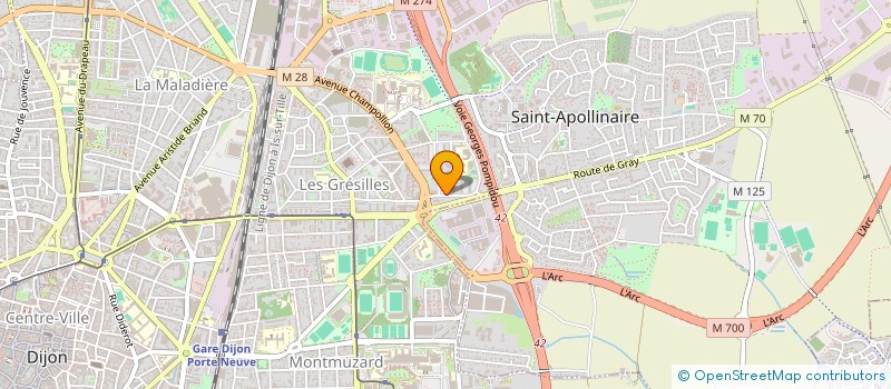 localisation de l'entreprise MONSIEUR MOHAMED ABDI JAMAAL  DIJON