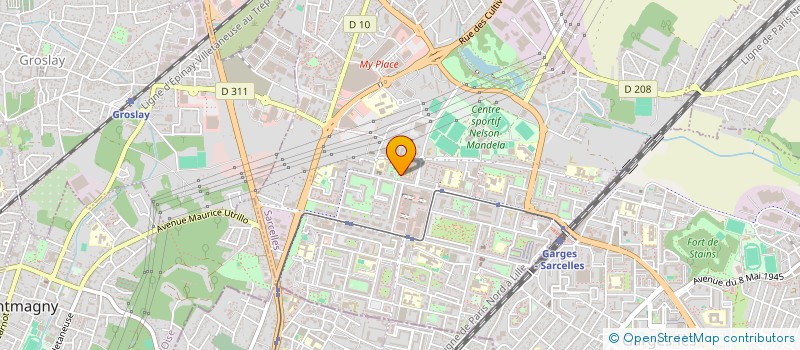 localisation de l'entreprise MONSIEUR MOHAMED ABDICHE  SARCELLES