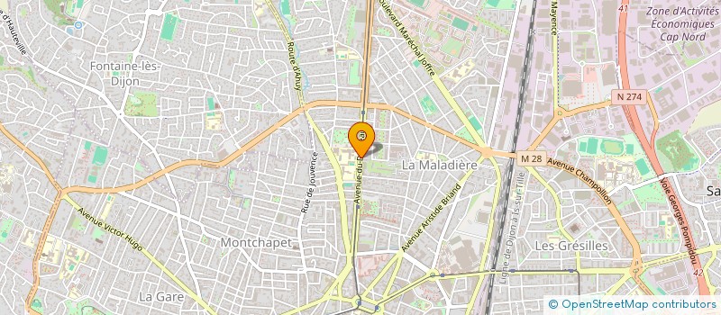 localisation de l'entreprise MONSIEUR MOHAMED ABDUSSALAM à DIJON