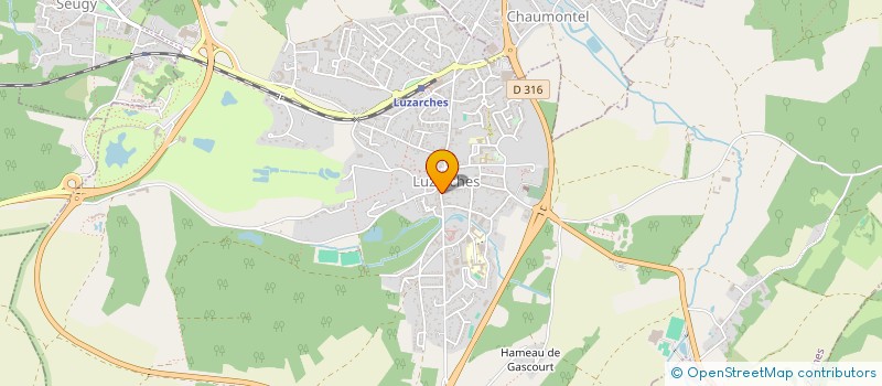 localisation de l'entreprise MONSIEUR MOHAMED ABID  LUZARCHES