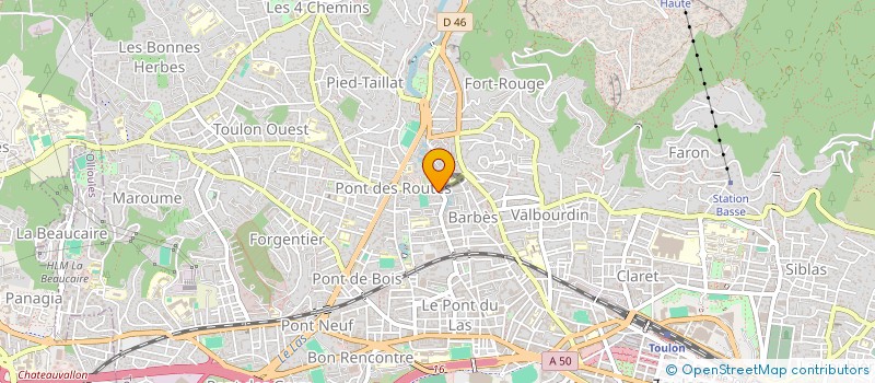 localisation de l'entreprise MONSIEUR MOHAMED ABIDI  TOULON