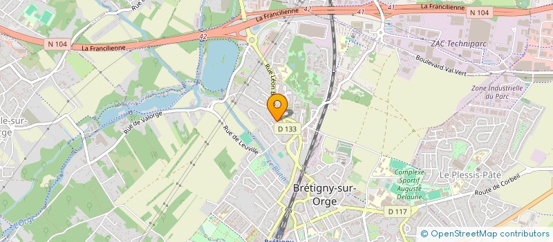 localisation de l'entreprise MONSIEUR MOHAMED ABIDI  BRETIGNY-SUR-ORGE