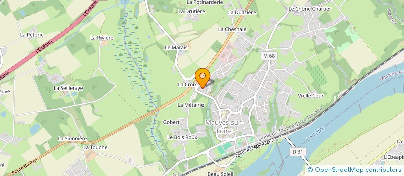 localisation de l'entreprise MONSIEUR MOHAMED ABIDI  MAUVES-SUR-LOIRE