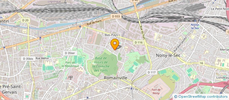 localisation de l'entreprise MONSIEUR MOHAMED ABIR à ROMAINVILLE