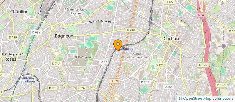 localisation de l'entreprise MONSIEUR MOHAMED ABOU SARHAN  BAGNEUX