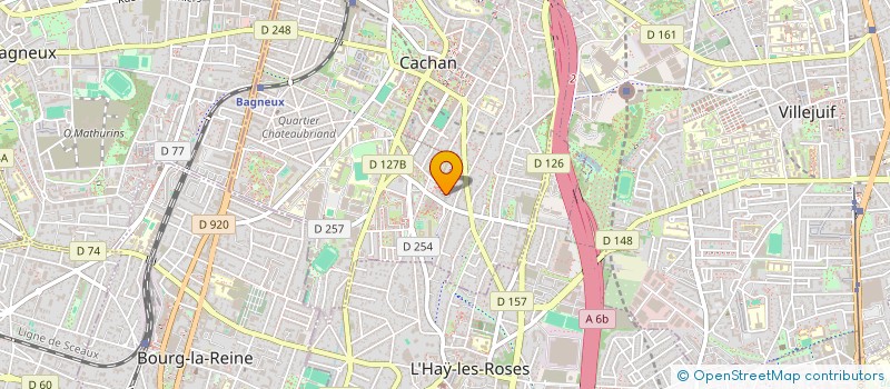 localisation de l'entreprise MONSIEUR MOHAMED ABOUALI  CACHAN