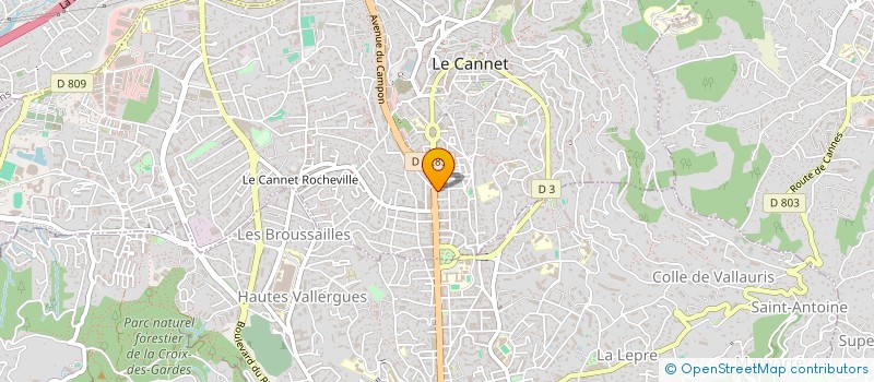 localisation de l'entreprise MONSIEUR MOHAMED ABOUCHA à LE CANNET