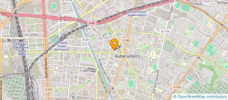 localisation de l'entreprise MONSIEUR MOHAMED ABOUELSEOUD  AUBERVILLIERS