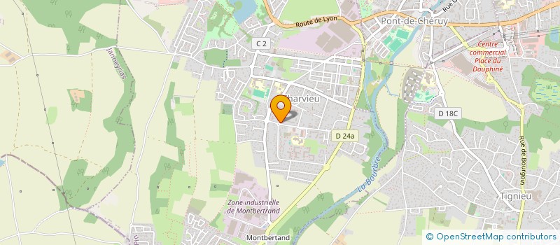 localisation de l'entreprise MONSIEUR MOHAMED ABTOUCHE  CHARVIEU-CHAVAGNEUX