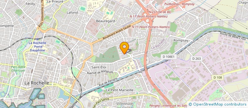 localisation de l'entreprise MONSIEUR MOHAMED ACHAHBAR  LA ROCHELLE