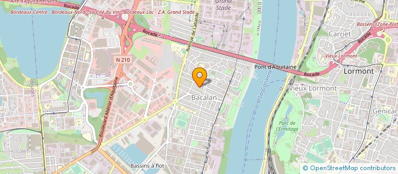 localisation de l'entreprise MONSIEUR MOHAMED ACHERFOUCHE  BORDEAUX