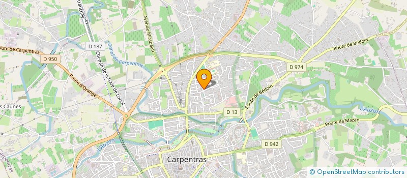 localisation de l'entreprise MONSIEUR MOHAMED ACHOURAGH  CARPENTRAS