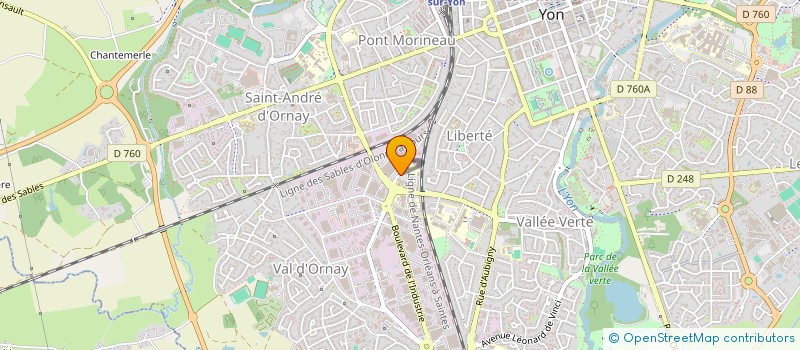 localisation de l'entreprise MONSIEUR MOHAMED ADAM IBRAHIM à LA ROCHE-SUR-YON