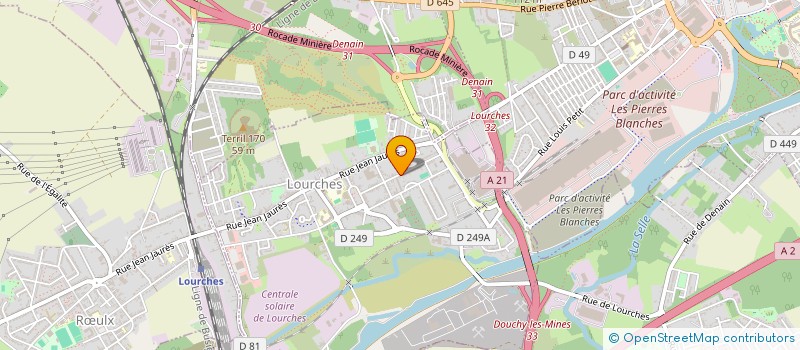 localisation de l'entreprise MONSIEUR MOHAMED ADDA BOUSEKRANE  LOURCHES