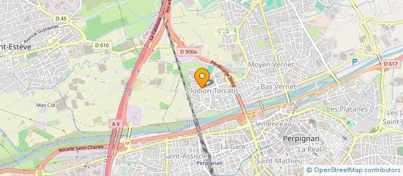 localisation de l'entreprise MONSIEUR MOHAMED-ADEL BOUSTANI  PERPIGNAN