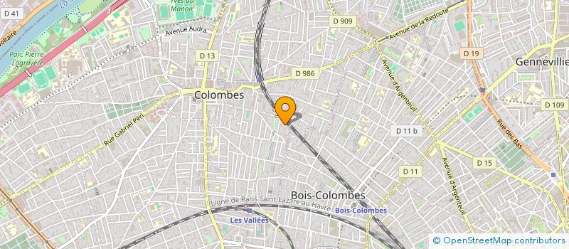 localisation de l'entreprise MONSIEUR MOHAMED-ADEL BOUZINA  COLOMBES