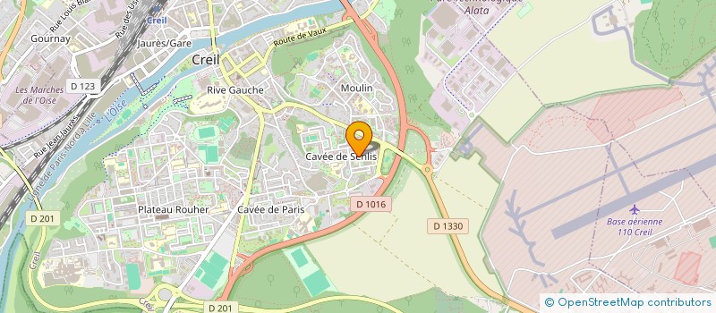 localisation de l'entreprise MONSIEUR MOHAMED ADI CHOUIKHI  CREIL