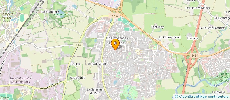 localisation de l'entreprise MONSIEUR MOHAMED ADRAR  CHARTRES-DE-BRETAGNE