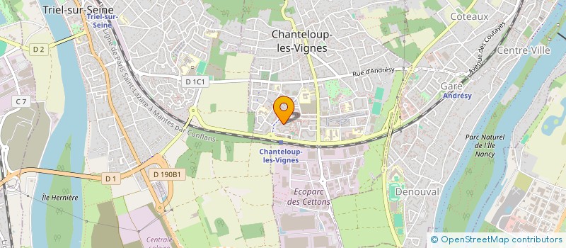 localisation de l'entreprise MONSIEUR MOHAMED AFIF  CHANTELOUP-LES-VIGNES