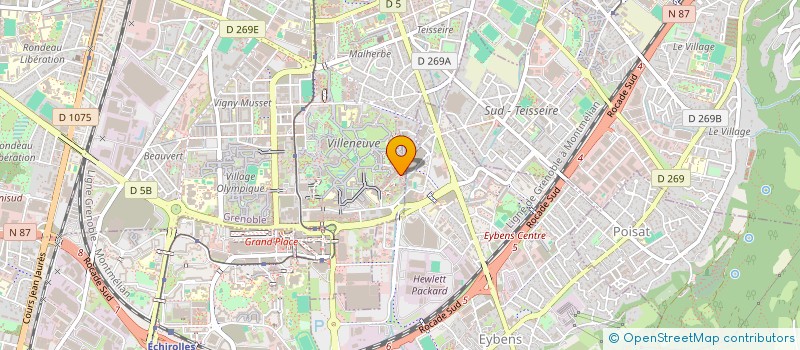 localisation de l'entreprise MONSIEUR MOHAMED AFLIHAOU à GRENOBLE