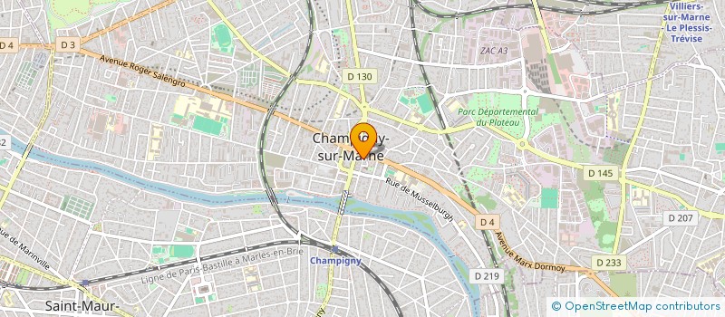 localisation de l'entreprise MONSIEUR MOHAMED AFOUSS à CHAMPIGNY-SUR-MARNE