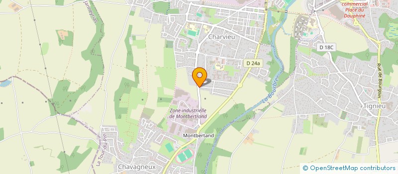 localisation de l'entreprise MONSIEUR MOHAMED AFQUIR  CHARVIEU-CHAVAGNEUX