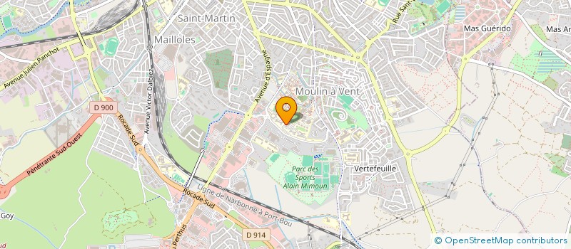 localisation de l'entreprise MONSIEUR MOHAMED AGGAB  NARBONNE