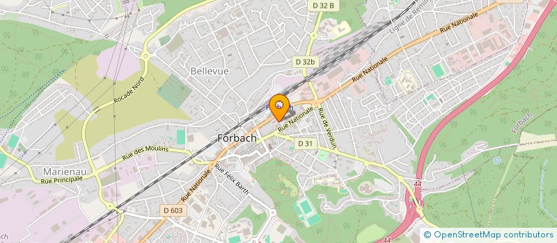 localisation de l'entreprise MONSIEUR MOHAMED AGGOUN à FORBACH