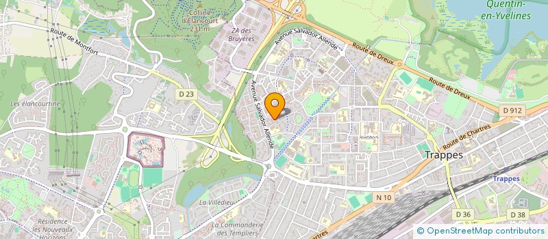 localisation de l'entreprise MONSIEUR MOHAMED AGNE  TRAPPES