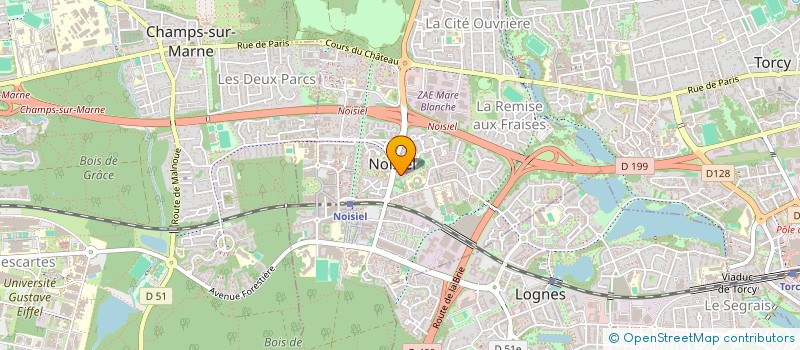 localisation de l'entreprise MONSIEUR MOHAMED AHAGOUR  NOISIEL