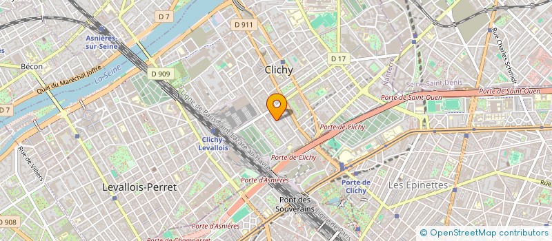 localisation de l'entreprise MONSIEUR MOHAMED AHALLI  CLICHY