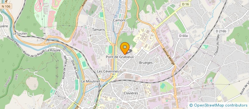 localisation de l'entreprise MONSIEUR MOHAMED AHAMADA à ALES