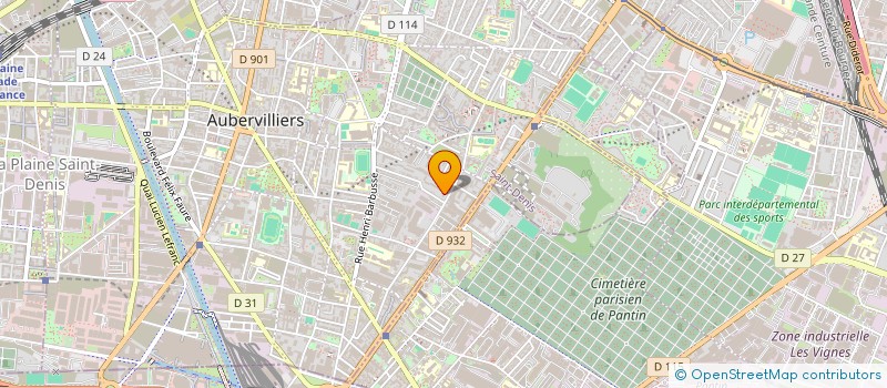 localisation de l'entreprise MONSIEUR MOHAMED AHAMADA  AUBERVILLIERS