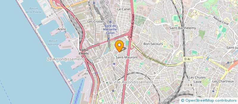 localisation de l'entreprise MONSIEUR MOHAMED AHAMADA à MARSEILLE