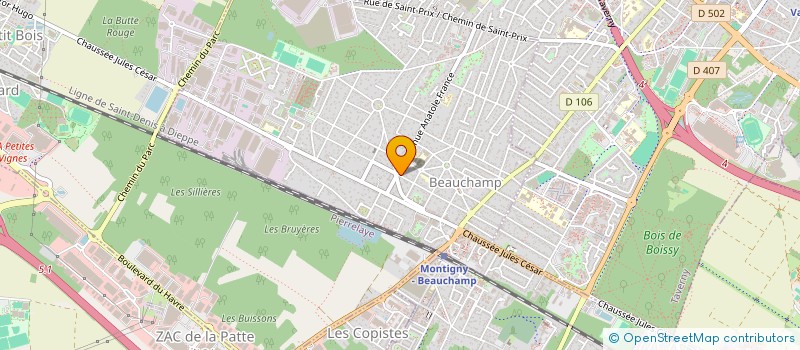 localisation de l'entreprise MONSIEUR MOHAMED AHL HORMALLAH  BEAUCHAMP