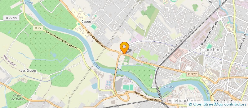 localisation de l'entreprise MONSIEUR MOHAMED AHMAMOUCH  MONTAUBAN