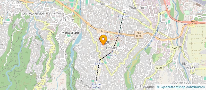 localisation de l'entreprise MONSIEUR MOHAMED AHMED  SAINT-DENIS