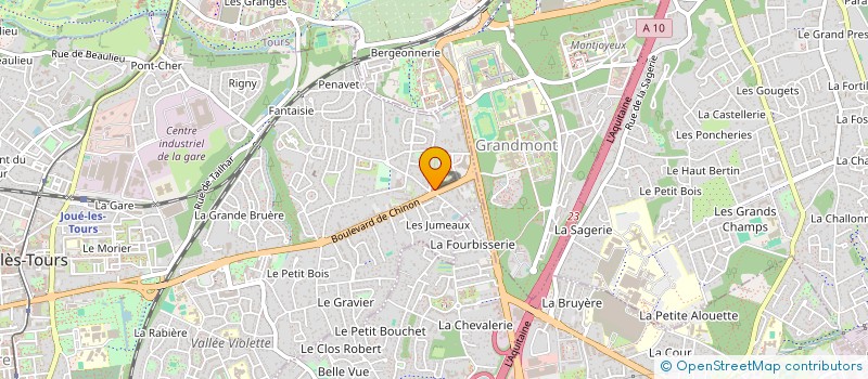 localisation de l'entreprise MONSIEUR MOHAMED AHMED ABDALLAH  JOUE-LES-TOURS