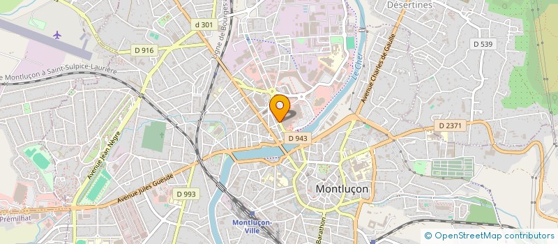 localisation de l'entreprise MONSIEUR MOHAMED AHMED ABDALLAH à MONTLUCON