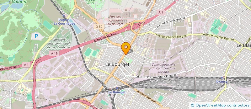 localisation de l'entreprise MONSIEUR MOHAMED AHMED DADA  LE BOURGET
