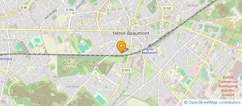 localisation de l'entreprise MONSIEUR MOHAMED AHMED ELGHREB à HENIN-BEAUMONT